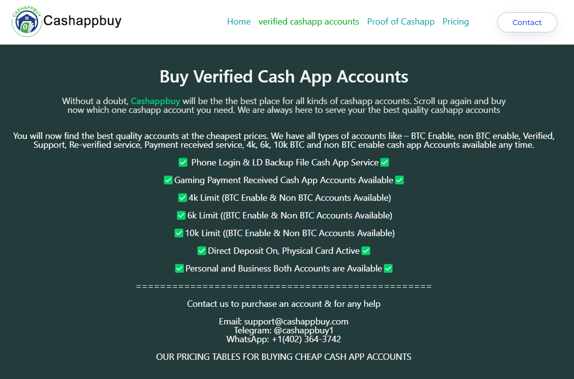 Top 3 Sites To Buy Verified Cash App Accounts In This Year