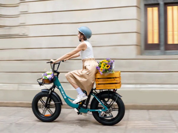 Electric Bike with Basket