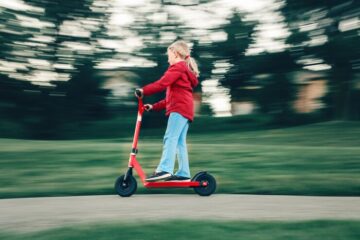 Can a Child Ride an Electric Scooter on the Pavement?